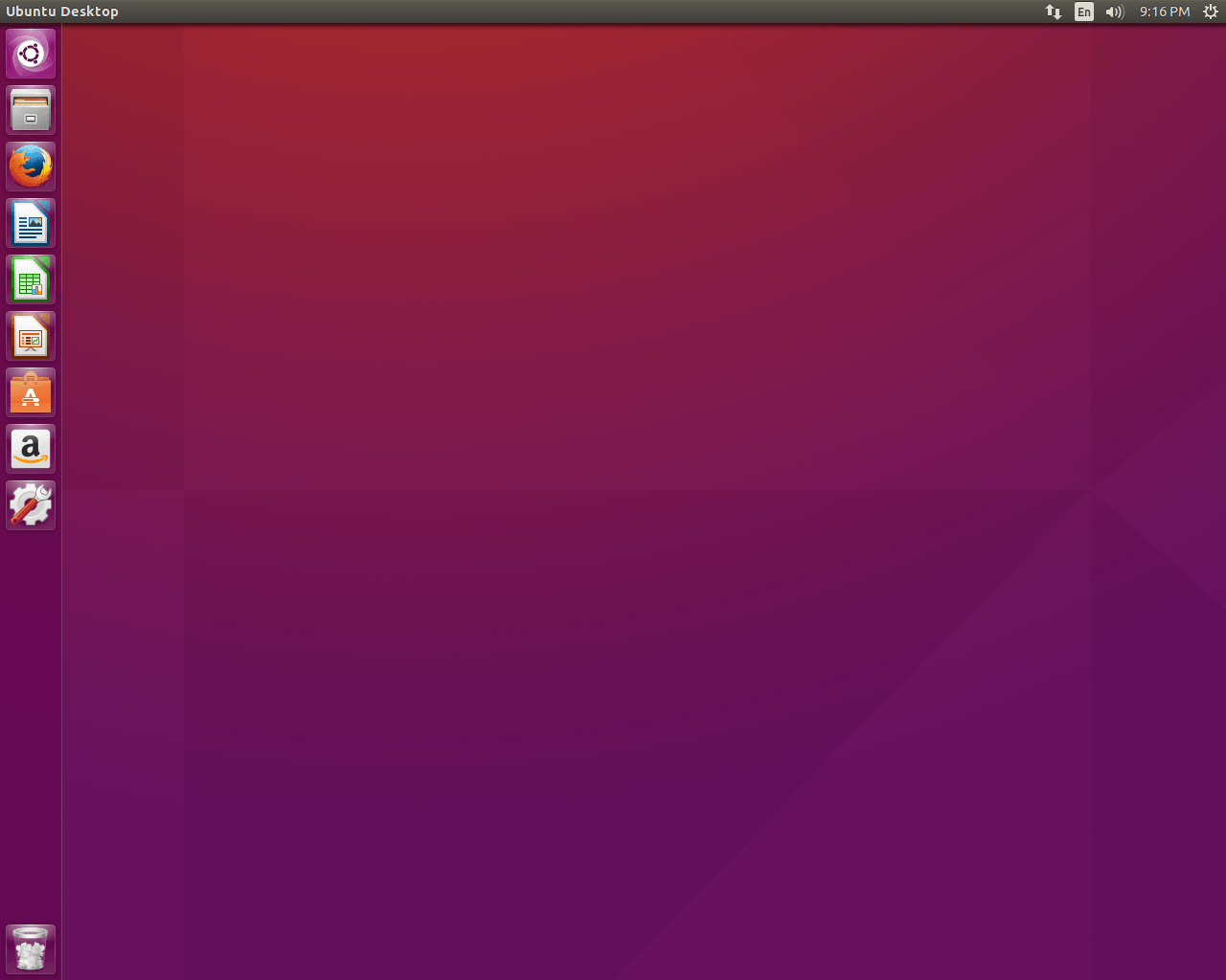 Ubuntu desktop